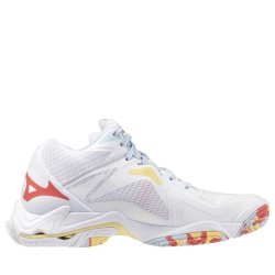 Кросівки Mizuno Wave Lightning Z8 Mid W - біло/помаранчево/жовті