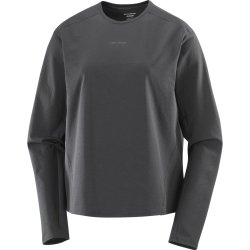 Кофта Salomon Trackline LS Tee W - чорна