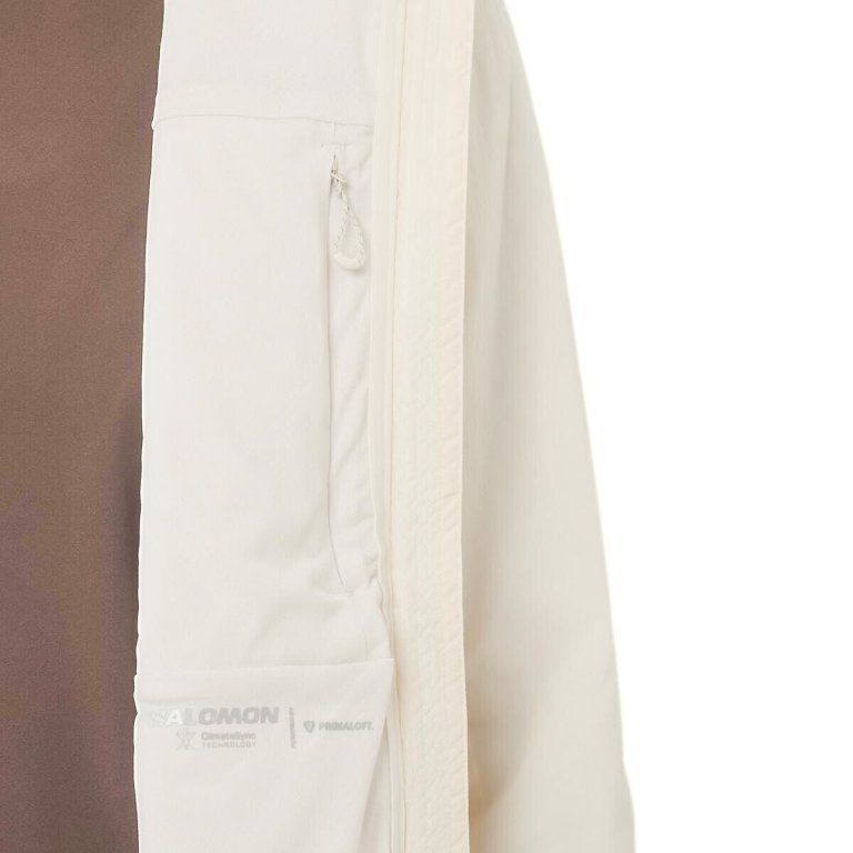 Bunda Salomon Mountain Flex Jkt W - bílá