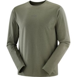 Кофта Salomon Trackline LS Tee M - зелена