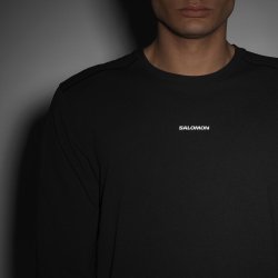 Кофта Salomon Trackline LS Tee M - чорна