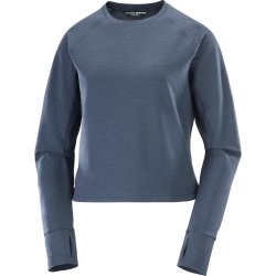 Світшот Salomon Essential Lightwarm CN W - синій