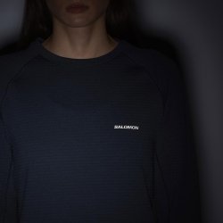 Світшот Salomon Essential Lightwarm CN W - синій