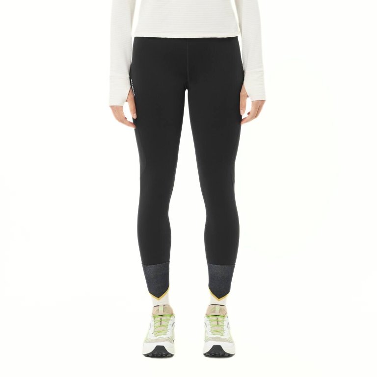 Легінси Salomon Essential Lightwarm Hybrid W - чорні