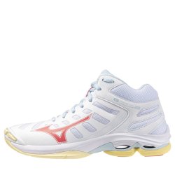 Кросівки Mizuno Wave Voltage 2 Mid W - біло/помаранчеві