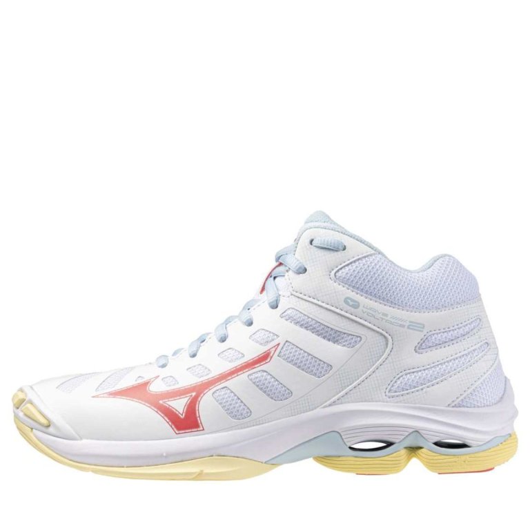 Кросівки Mizuno Wave Voltage 2 Mid W - біло/помаранчеві