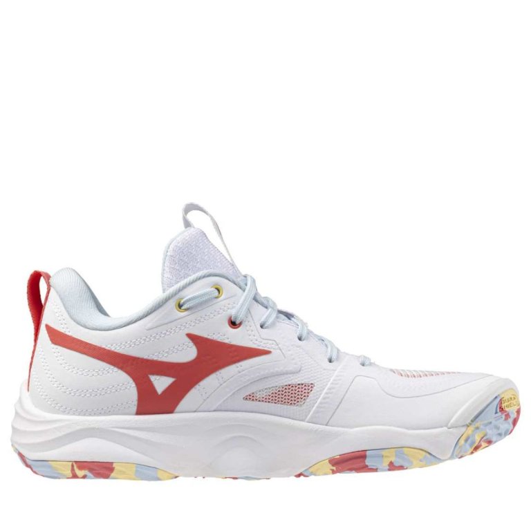 Кросівки Mizuno Wave Momentum Elite W - біло/помаранчеві