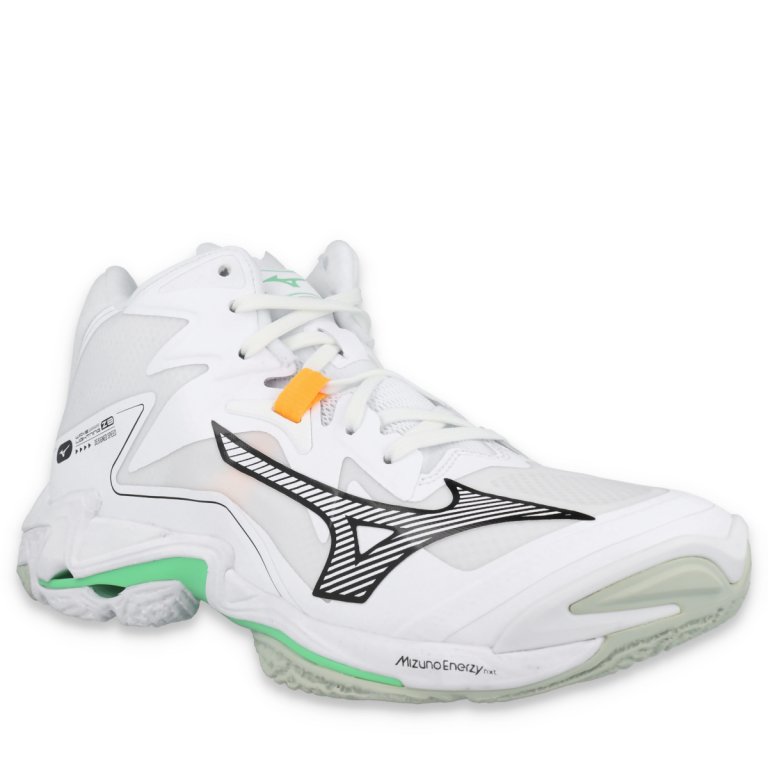 Кросівки Mizuno Wave Lightning Z8 Mid - біло/зелені