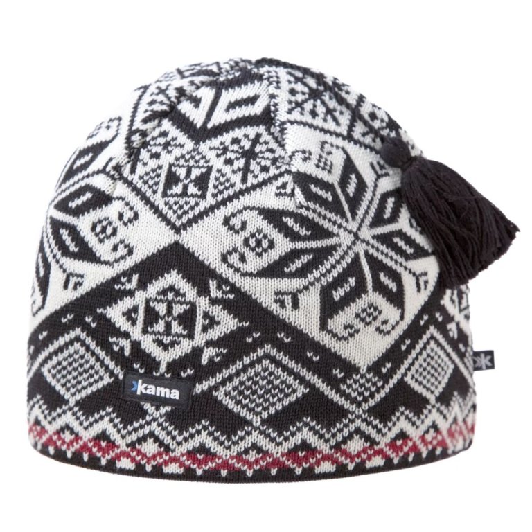 Шапка Kama Merino AW61 - чорна