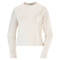 Світшот Salomon Essential Lightwarm CN W - білий