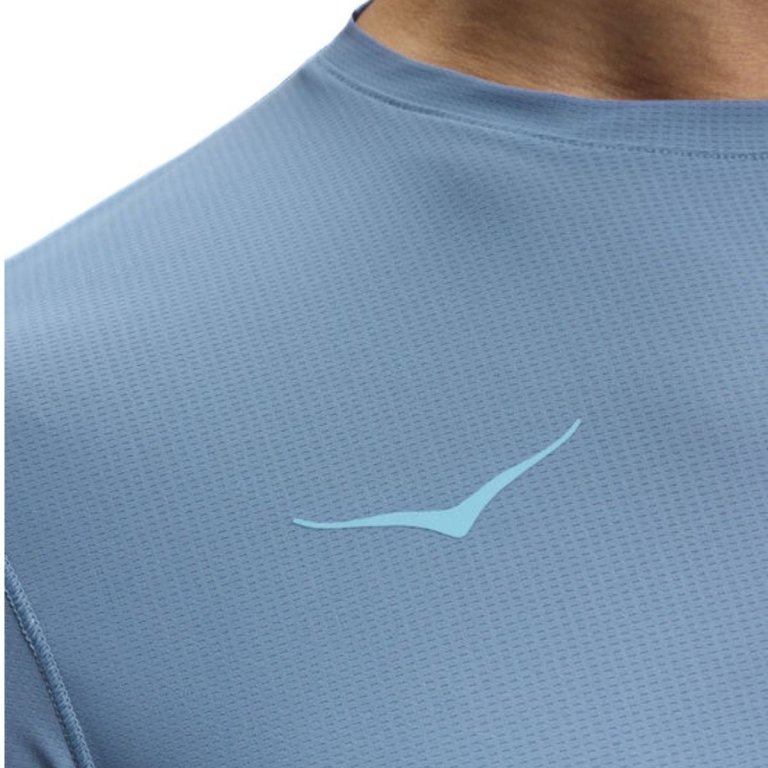 Футболка Hoka Airolite Long Sleeve 2.0 M - синя