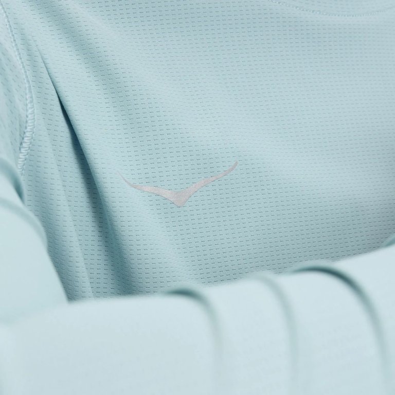 Футболка Hoka Airolite Long Sleeve 2.0 W - синя