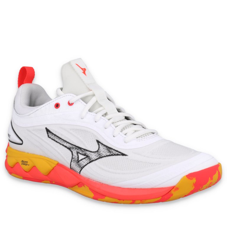 Кросівки Mizuno Wave Luminous 3 - біло/помаранчеві