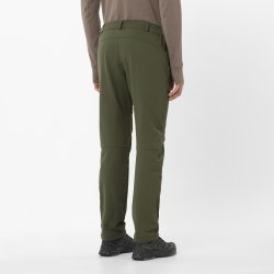 Теплі штани Salomon Wayfarer M - зелені (стандартна довжина)