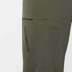 Теплі штани Salomon Wayfarer M - зелені (стандартна довжина)