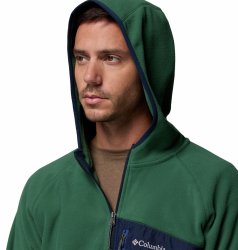 Кофта Columbia Fast Trek™ Overlay Hooded Full Zip M - зелено/синя