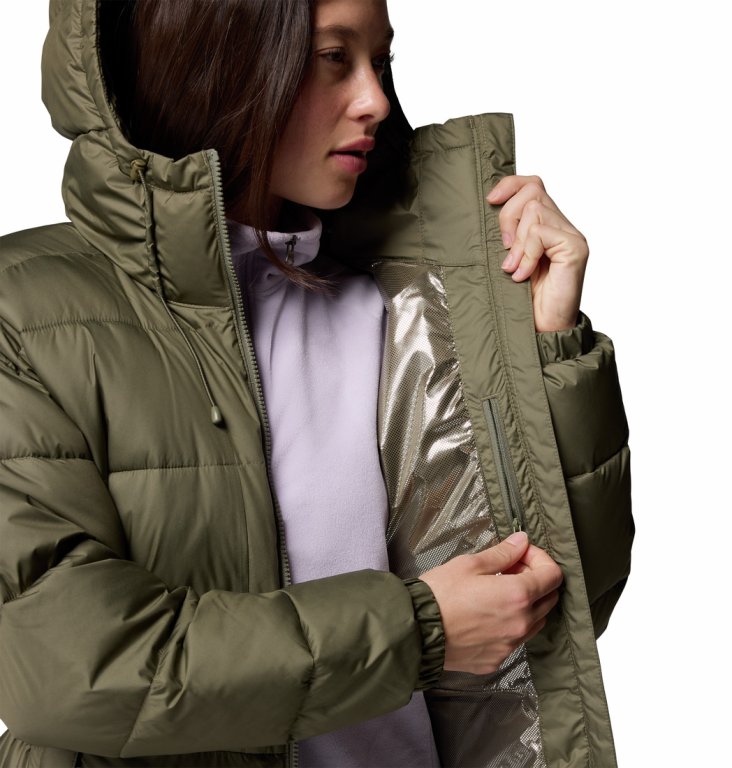 Пуховик Columbia Pike Lake™ III Long Jacket W - зелений
