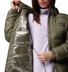 Пуховик Columbia Pike Lake™ III Long Jacket W - зелений