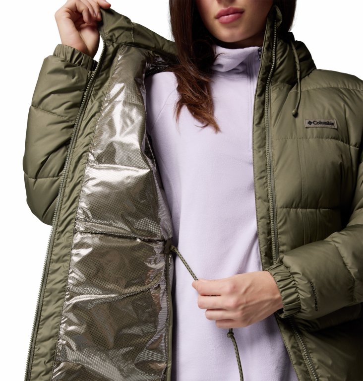 Пуховик Columbia Pike Lake™ III Long Jacket W - зелений
