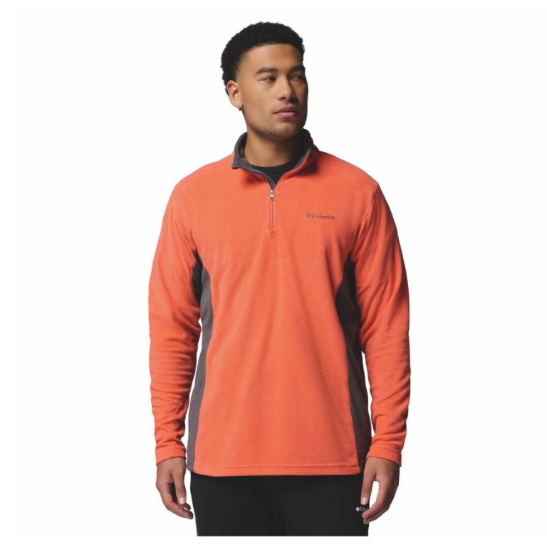 Худі Columbia Klamath Range™ II Half Zip Hoodie M - помаранчево/сіре
