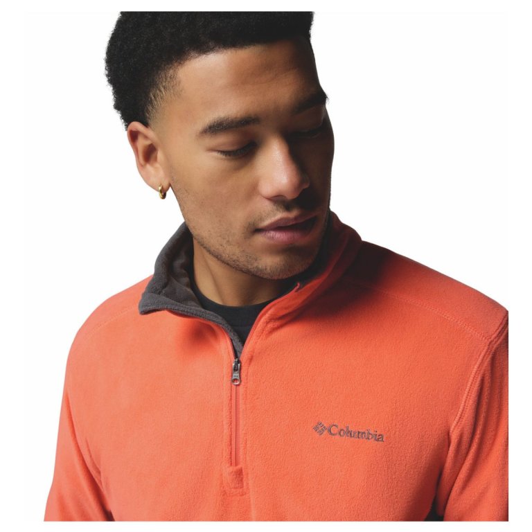 Худі Columbia Klamath Range™ II Half Zip Hoodie M - помаранчево/сіре