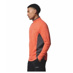 Худі Columbia Klamath Range™ II Half Zip Hoodie M - помаранчево/сіре