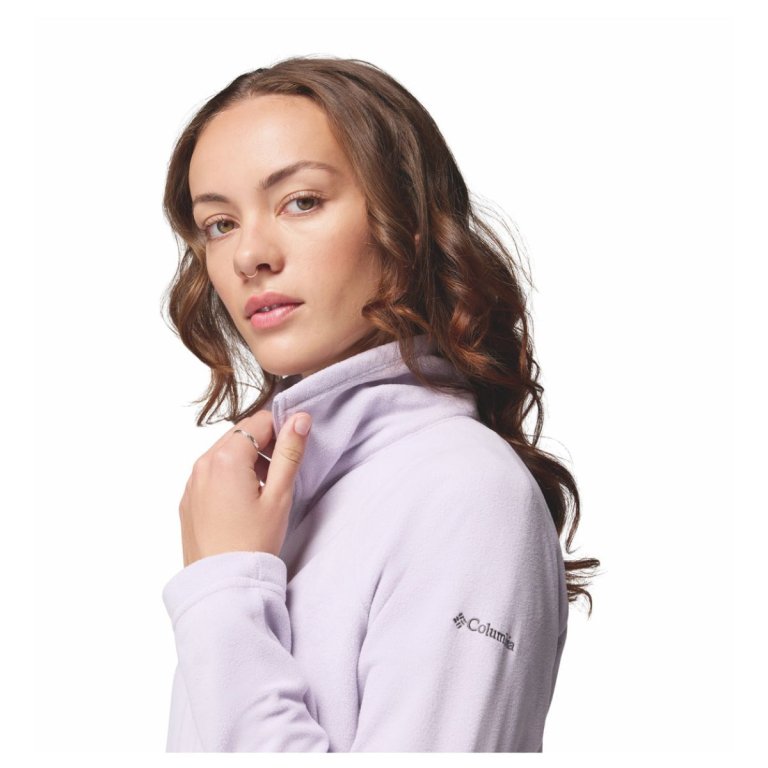 Худі Columbia Glacial™ IV 1/2 Zip W - світло-фіолетове