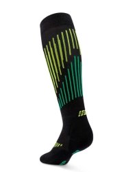 Шкарпетки CEP Merino 3.0 M - чорно/зелені