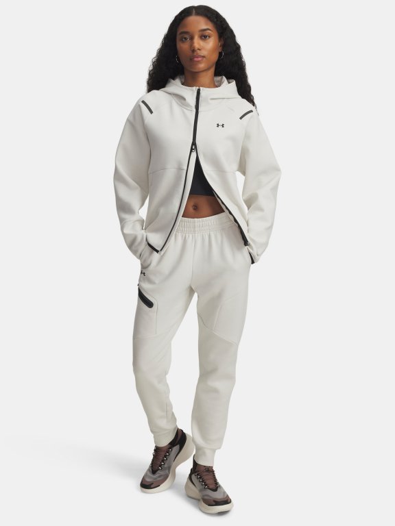 Кофта Under Armour Unstoppable Fleece FZ Wmn White