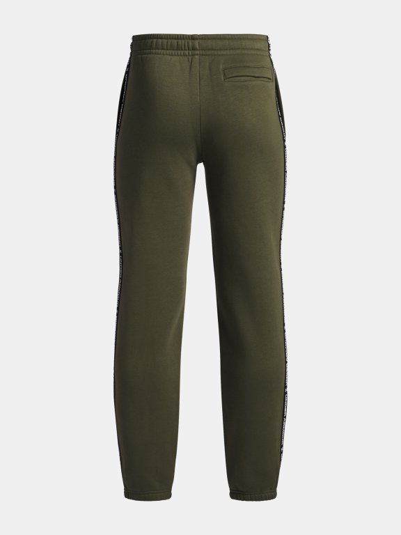 Штани Under Armour Icon Flc Jogger Taping Jr Green