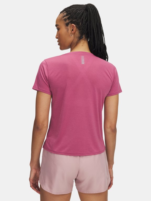 Футболка Under Armour Launch Shortsleeve Wmn Red