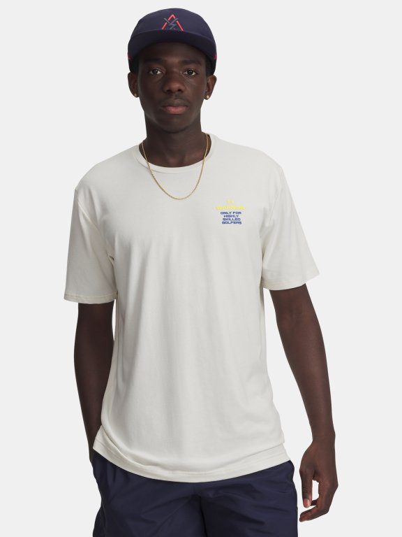 Футболка Under Armour Golf Warning SS Man Brown