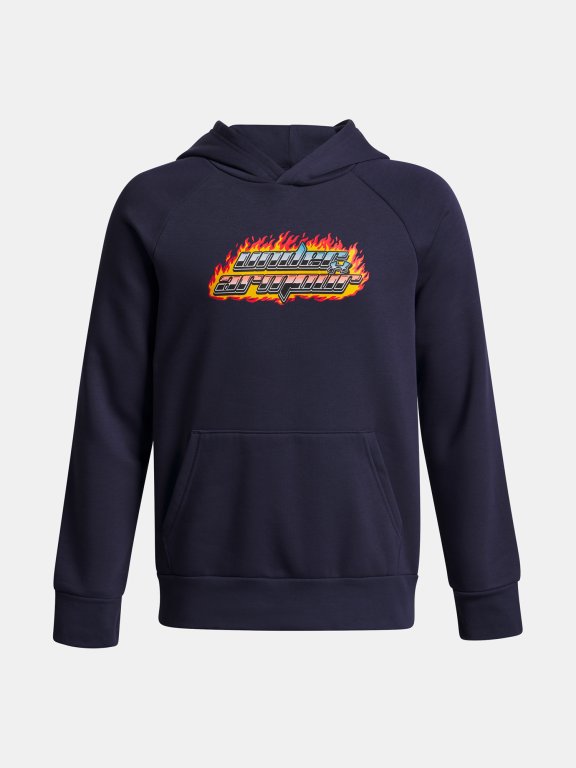 Кофта Under Armour Rival Flc Flamin Wdmrk HD Jr Blue