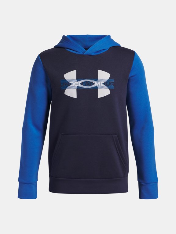 Худі Under Armour Rival Flc Cblck Grphc HD Jr Blue