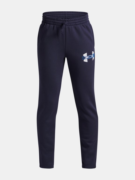 Штани Under Armour Rival Flc Cblck Grphc Jgr Jr Blue