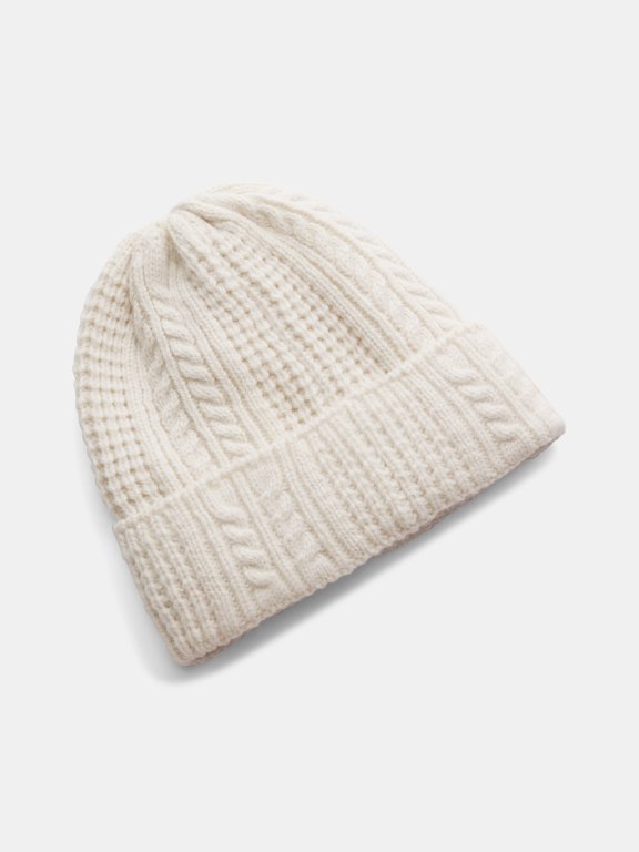 Шапка Under Armour Halftime Cable Knitted Beanie Wmn Brown