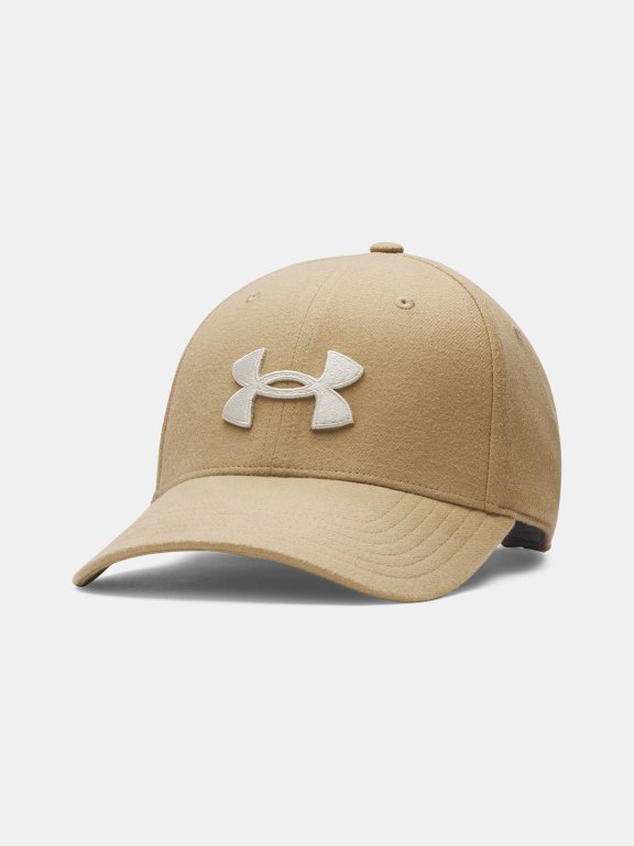 Kšiltovka Under Armour Blitzing Low Brushed Adj Man Brown