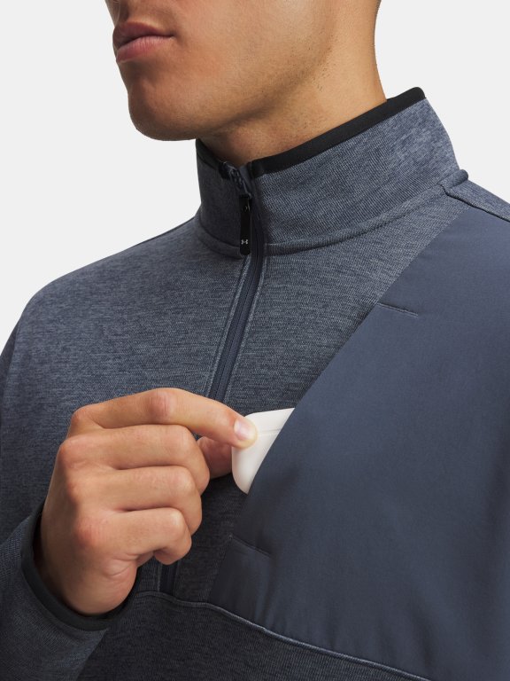 Кофта Under Armour Drive SweaterFleece HZ Man Grey