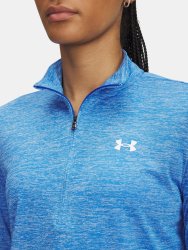 Triko Under Armour Tech 1/2 Zip- Twist Wmn Blue