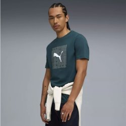Футболка Puma Graphic Box Tee M - зелена