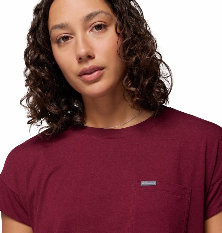 Tričko Columbia Daniela Falls™ SS W - červená