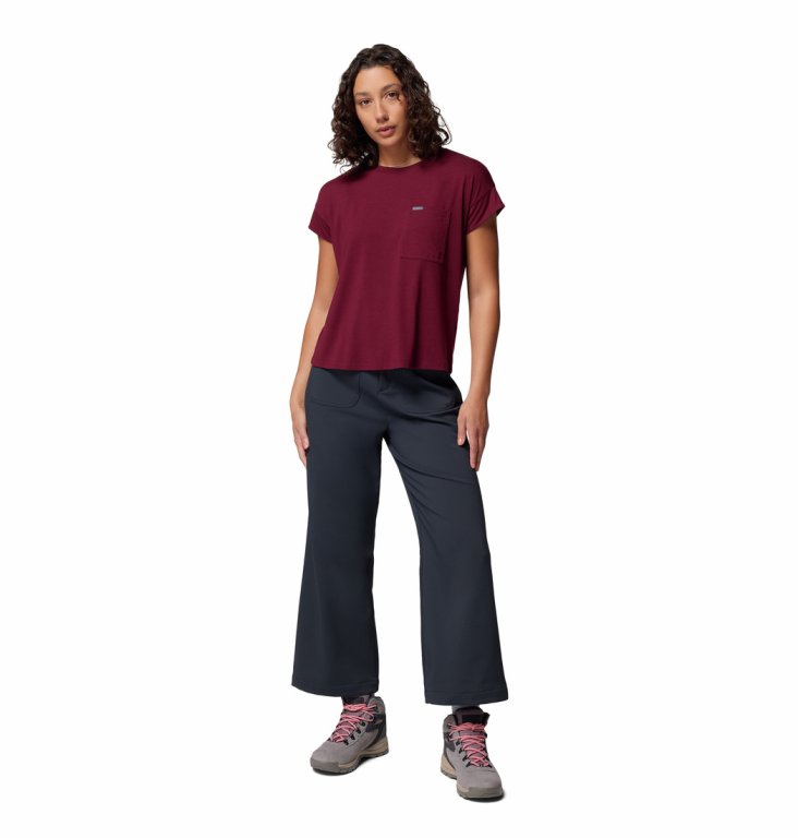 Tričko Columbia Daniela Falls™ SS W - červená