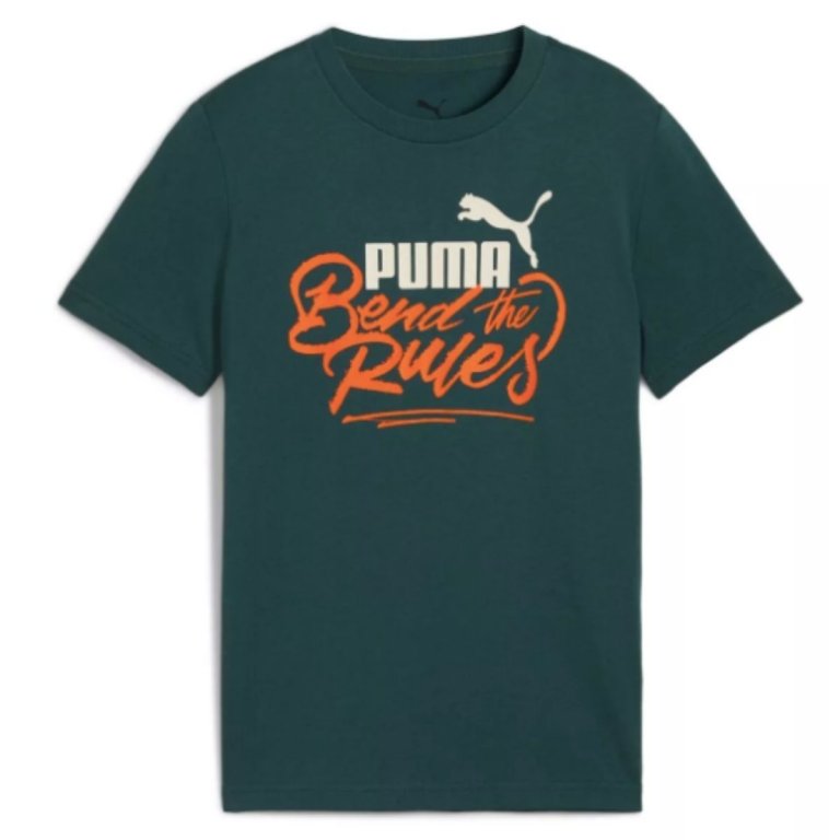 Футболка Puma Mid90S Graphic Tee III J - зелена