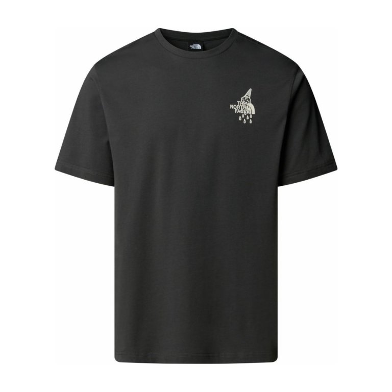 Tričko The North Face U Powder Day Relaxed S/S Tee M - šedá