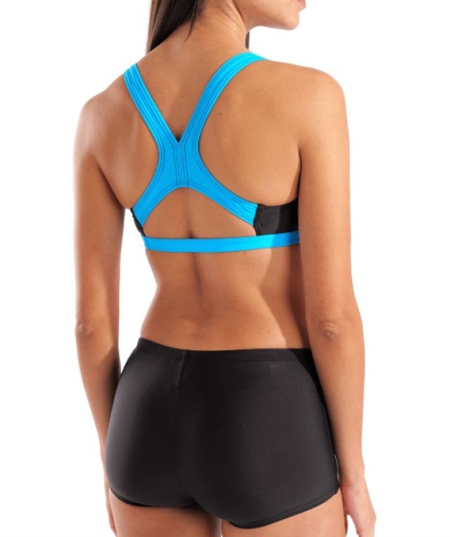 Plavky Arena Feel Graphic Swim Pro W - černá/modrá