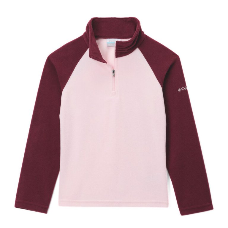 Кофта Columbia Glacial™ Fleece Half Zip - рожево/винна