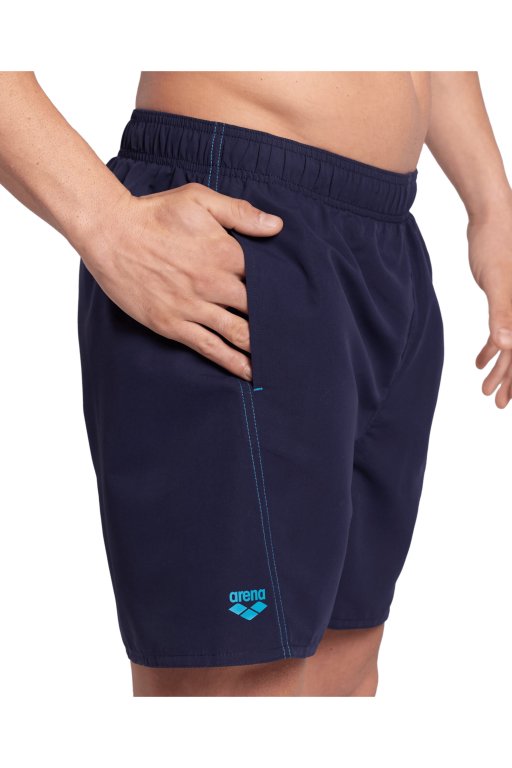 Plavky Arena Fundamentals Arena Logo Boxer R M - modrá