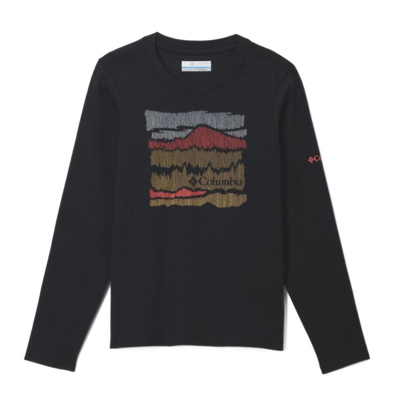 Кофта Columbia Dobson Pass™ LS Graphic Tee J - чорна