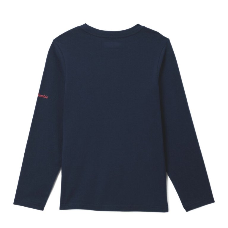 Кофта Columbia Dobson Pass™ LS Graphic Tee J - темно-синя