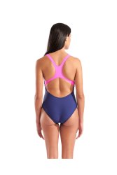 Plavky Arena Feel Bloom Swim Pro Back LB W - fialová